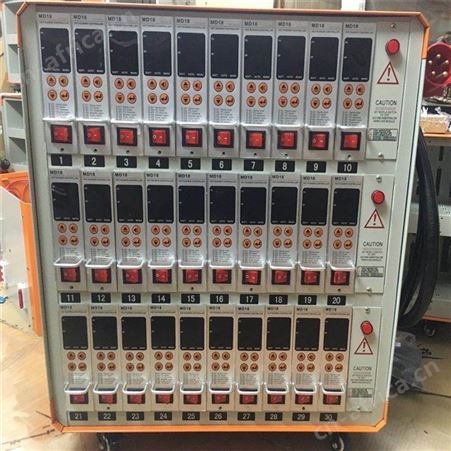 多组热流道温控箱 温控表插卡式 苏州模具线温度控制器厂家 散热强度高