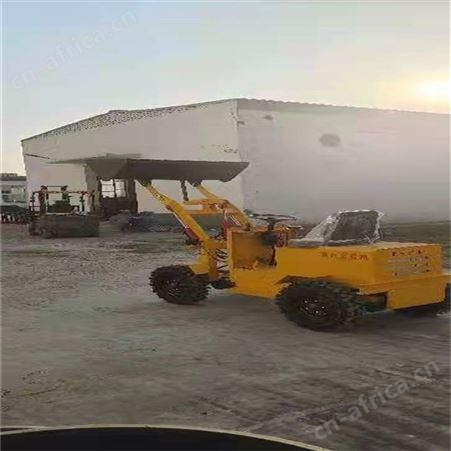 0.6立方电动铲运机 电动四驱柴油小铲车 工程农用养殖场装载机