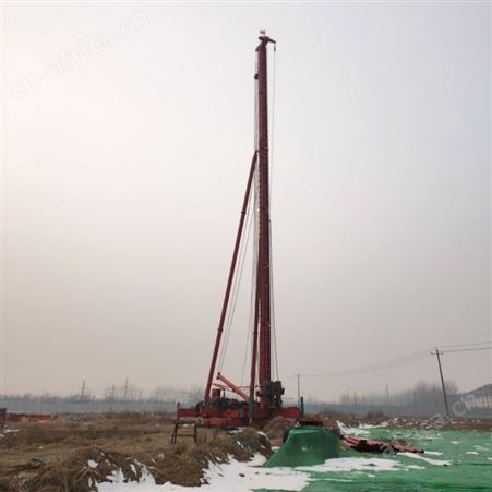 3-6米钢板桩履带钻机 地基螺旋打机设备 冲击式水泥笼桩打桩机