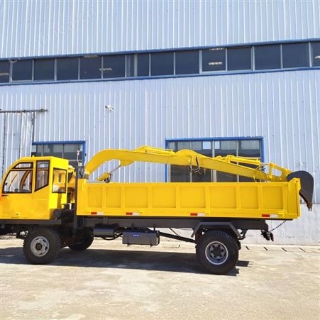 创佳定制四不像随车挖定做6-20吨中小型农用四驱自卸运输车