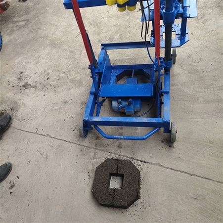 直拉式小型移动水泥砖机 免烧空心砖标砖设备 220/380v电压可用