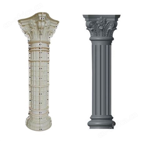 罗马柱模具  欧式别墅大门圆形方形水泥制品柱子模型   装饰造型建筑用模板