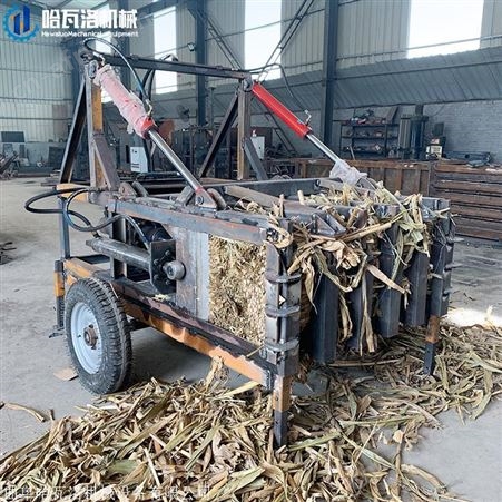 芦苇切断打捆机生产厂家 新疆芦苇方捆打包机视频