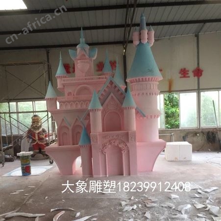 景观婚庆道具泡沫雕塑定做城堡造型节日拍电影器具制作