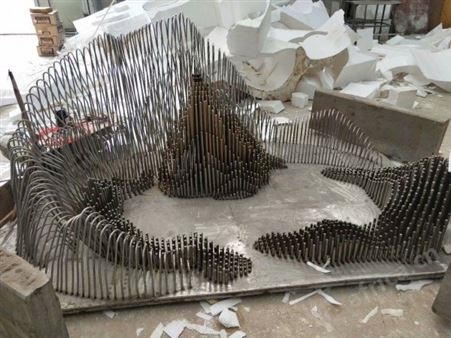 不锈钢仿铜景观雕塑定做剪影运动体育人物造型设计制作