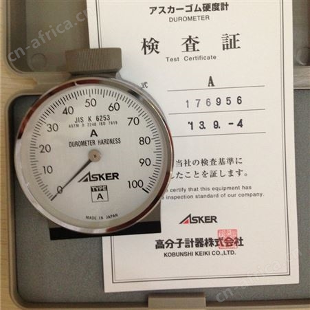 ASKER硬度计ISO-A型日本高分子橡胶硬度 邵氏硬度计泡沫测量硬度计