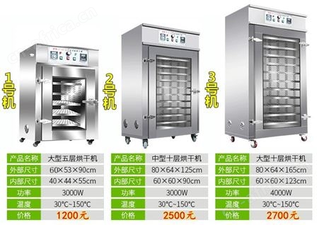 烘干机食品家用小型食品用大型商用香肠腊肠腊肉肉类全自动烘干箱