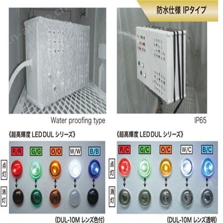 日本SAKAZUME坂诘制作所三相LED指示灯DUL-120E