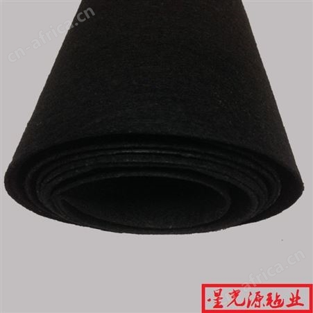 汽车行李箱无纺面料黑色毛毡_灰色涤纶短纤毛毡