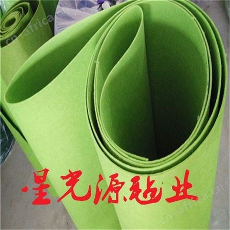 彩色化纤毡，针刺无纺布