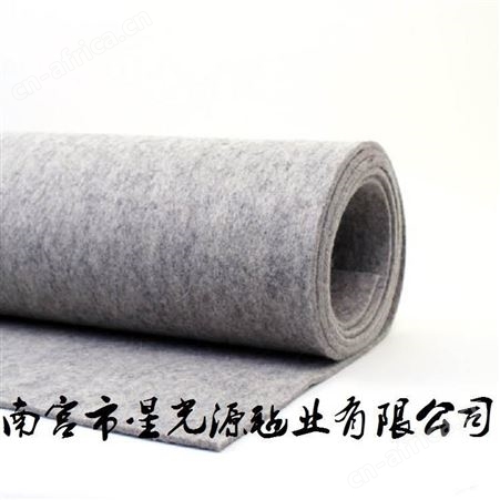 特制细白工业羊毛毡，灰色羊毛毡