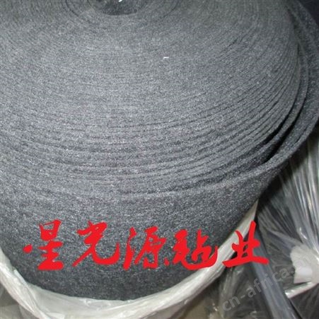 汽车备胎盖板毛毡布，毛毡针刺毯，黑色涤纶针刺毡