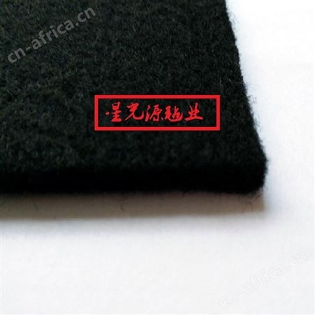 黑色阻燃无纺布，压缩机双面胶毛毡，阻燃隔音毛毡