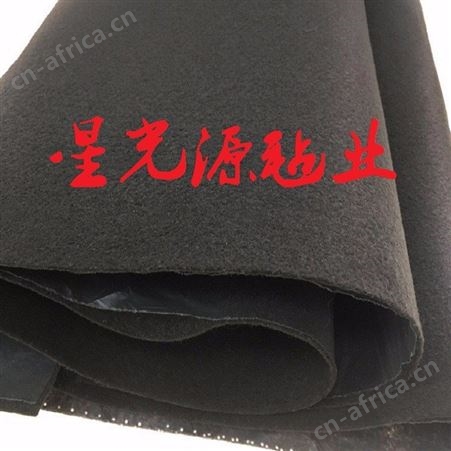 隔音吸声针刺毛毡布，黑色毛毡