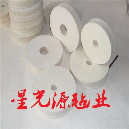 镜面光亮精抛光毛毡轮，高密度毛毡抛光轮，澳毛羊毛轮