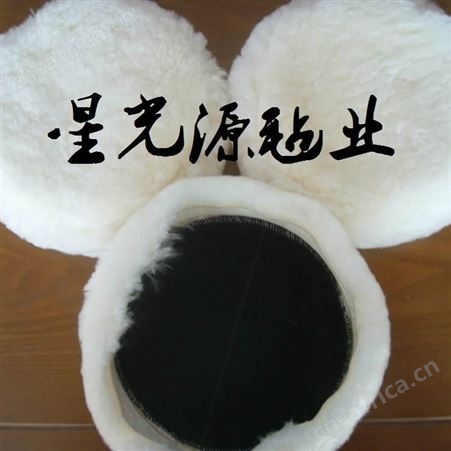 皮边羊毛球，抛光羊毛球，羊毛抛光盘，自粘羊毛盘