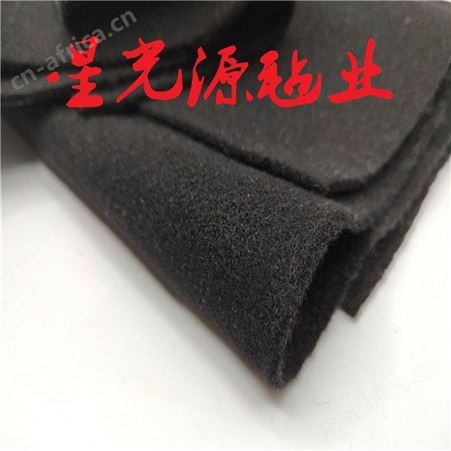 黑隔音棉毛毡，汽车隔音毛毡，纤维针刺毛毡