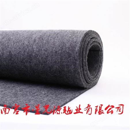特制细白工业羊毛毡，灰色羊毛毡