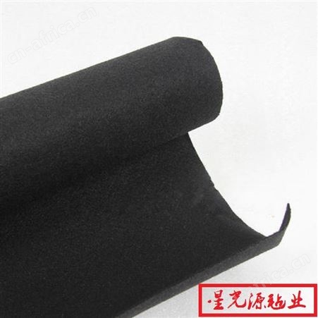 汽车行李箱无纺面料黑色毛毡_灰色涤纶短纤毛毡