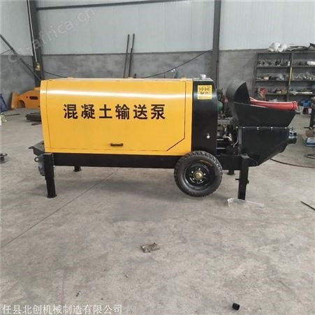 斜式混凝土输送泵 细石砂浆输送泵 大型混凝土输送泵