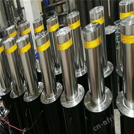 液压式电动小型升降柱 多用途马路遥控隔离桩 省时省力