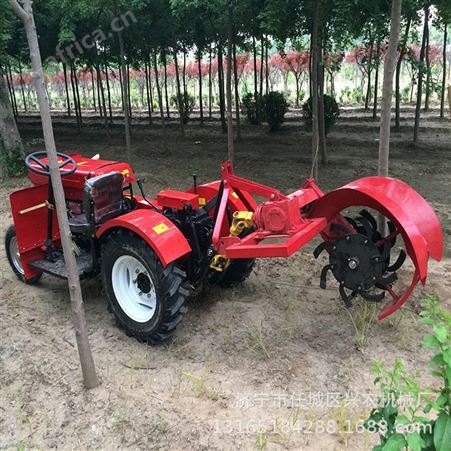 蔬菜大棚后置式开沟培土机 小型自动果园施肥机 三点悬挂
