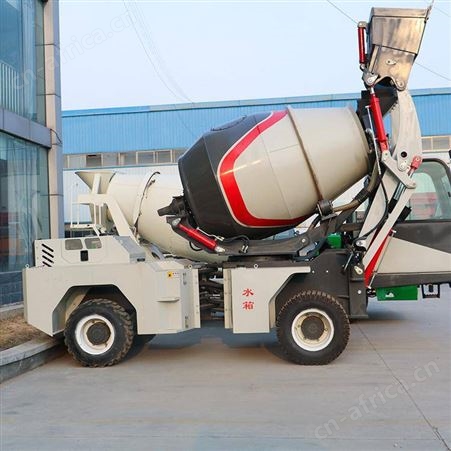 3.5方自上料搅拌车 建筑自动上下料搅拌车 混泥土搅拌车盛祥顺