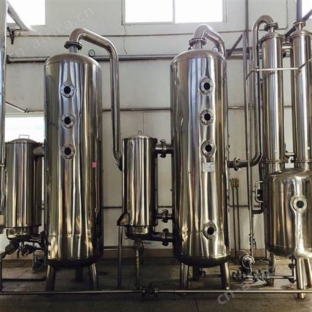 二手钛材蒸发器 二手降膜钛材蒸发器 二手5吨三效钛材蒸发器 常年回收各种钛材蒸发器