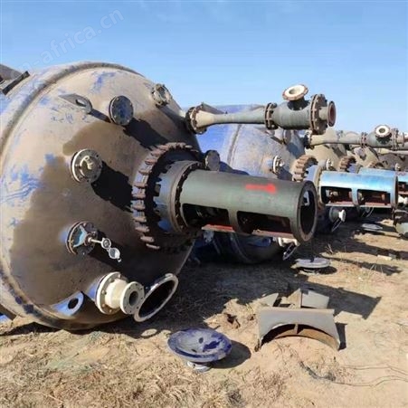 二手搪瓷反应釜在位出售 高价回收3吨5吨搪瓷反应釜 反应釜大量现货