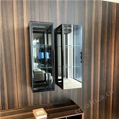 铝合金玻璃柜 玻璃酒柜 透明挂柜 玻璃书柜 透明衣柜定制