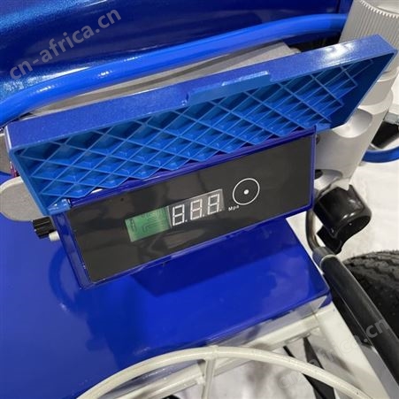 小型电动柱塞泵冷喷划线车塑胶跑道划线机停车位画线设备