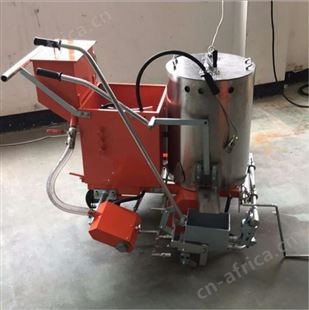 市政高速路面划线设备 停车位小区路面标志画线机 热熔釜单双缸