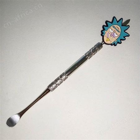 订制定做金属合金油烟勺镀银烟膏勺迷你枪模型精美创意金属掏耳勺定制做
