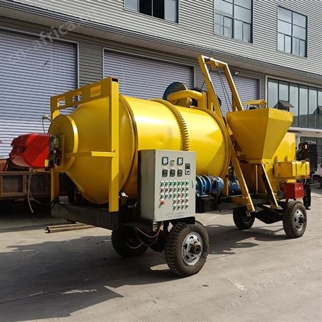 科特威尔牵引式刨铣料沥青搅拌设备 庭院铺设沥青搅拌设备定制生产