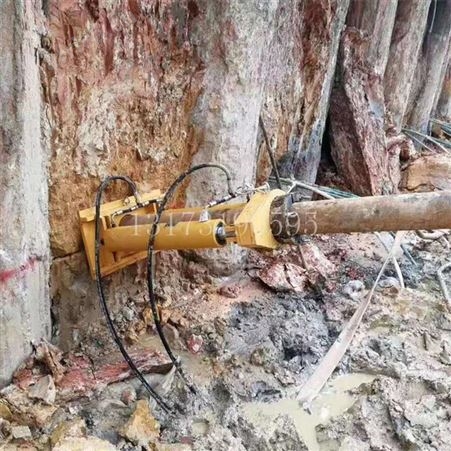 汇鑫40吨液压拔管机 底座卡瓦座上下卡瓦 起拔钻孔护璧套管和钻杆提升器