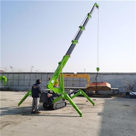 KT-QZ-05定制小型吊车 厂房蜘蛛吊车 遥控趴腿履带