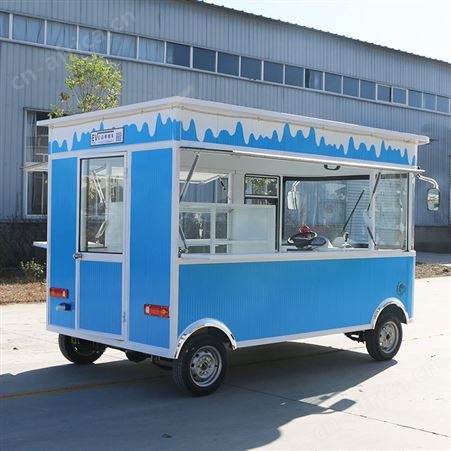 夜市摆摊小吃车 铁板豆腐手抓饼美食小吃餐车 咸宁市小吃车定制