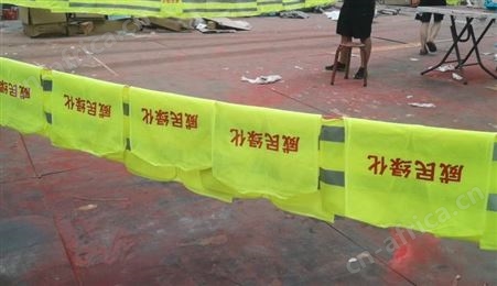 天意州 反光马甲 印字 印标 印logo 印编码