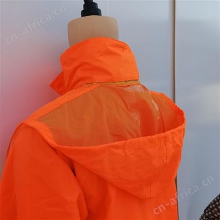 分体雨衣 橘黄色反光条 好质量 山西太原