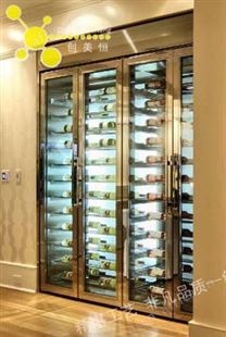 供应不锈钢钛金红酒架  红酒架来图定做