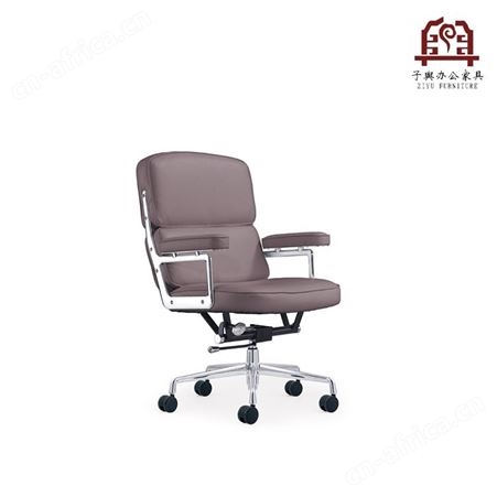 子舆办公家具专营牛皮办公椅简约办公桌椅可定制ZY-KY-1001