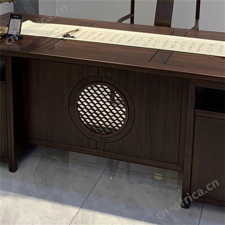 老板桌办公桌 总裁家具大班台 经理办公桌中式老板桌