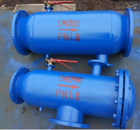 卧式反冲洗直通除污器