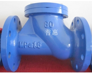 滑道滚球式止回阀