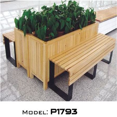 市政组合花箱 颜色自选 公园防腐木花箱